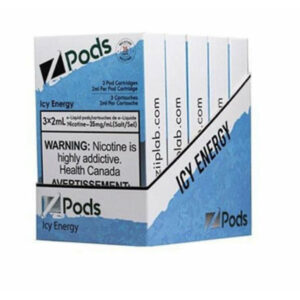 Zpods STLTH Compatible - Icy Rush - Supreme Nic Blend 20 MG with 50 MG Throat Hit