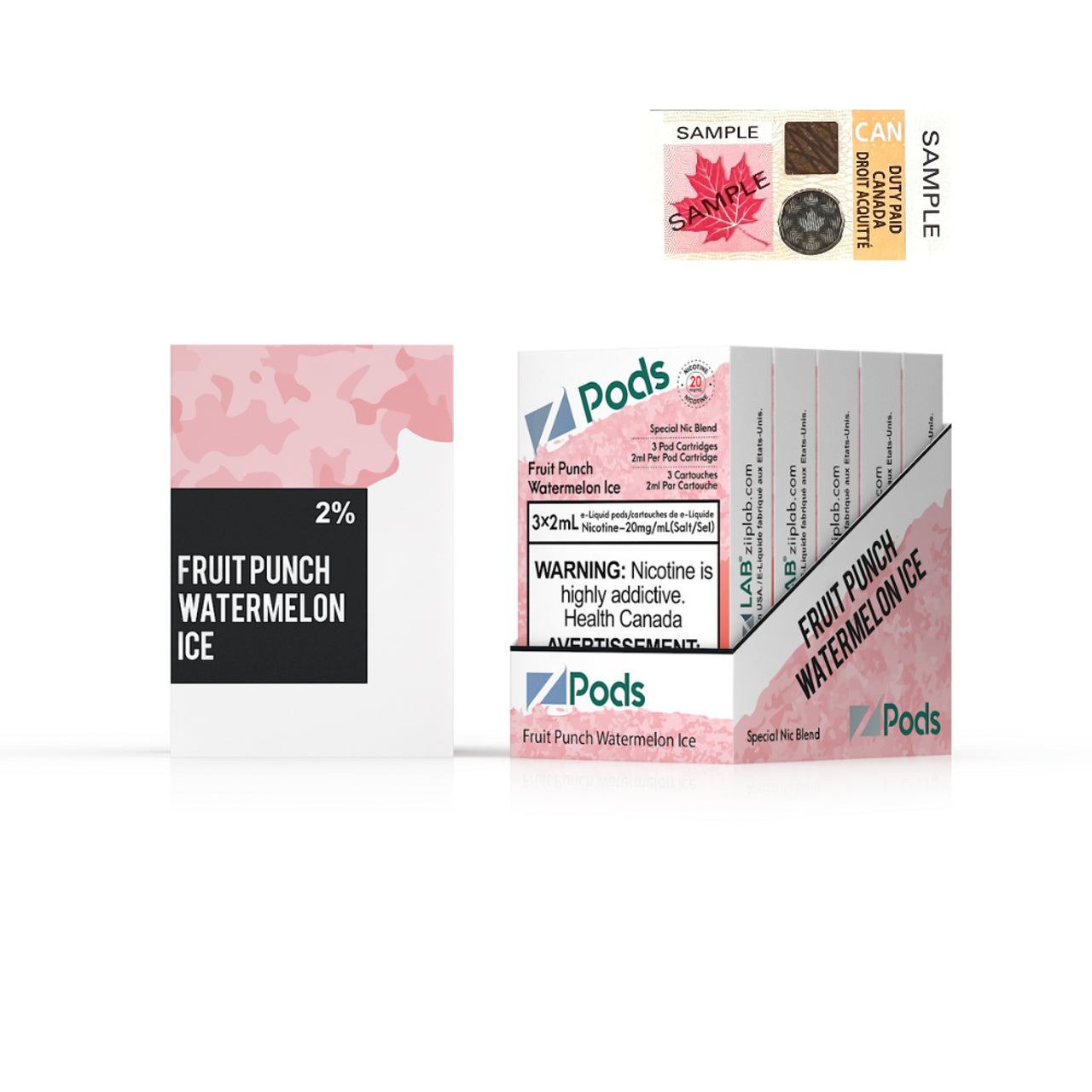 Z pods STLTH Compatible - Fruit Nectar Watermelon Ice