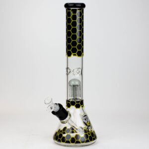 PROTECT YA NECK-15.5 Inches- Tree Arm Percolator Glass Bong