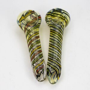 5 Inches Soft Glass Hand Pipe Pack of 2