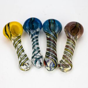 5 Inches - Soft Glass Hand Pipe - Pack of 2