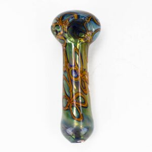 5 Inches - Gold Fumed Hand Pipe