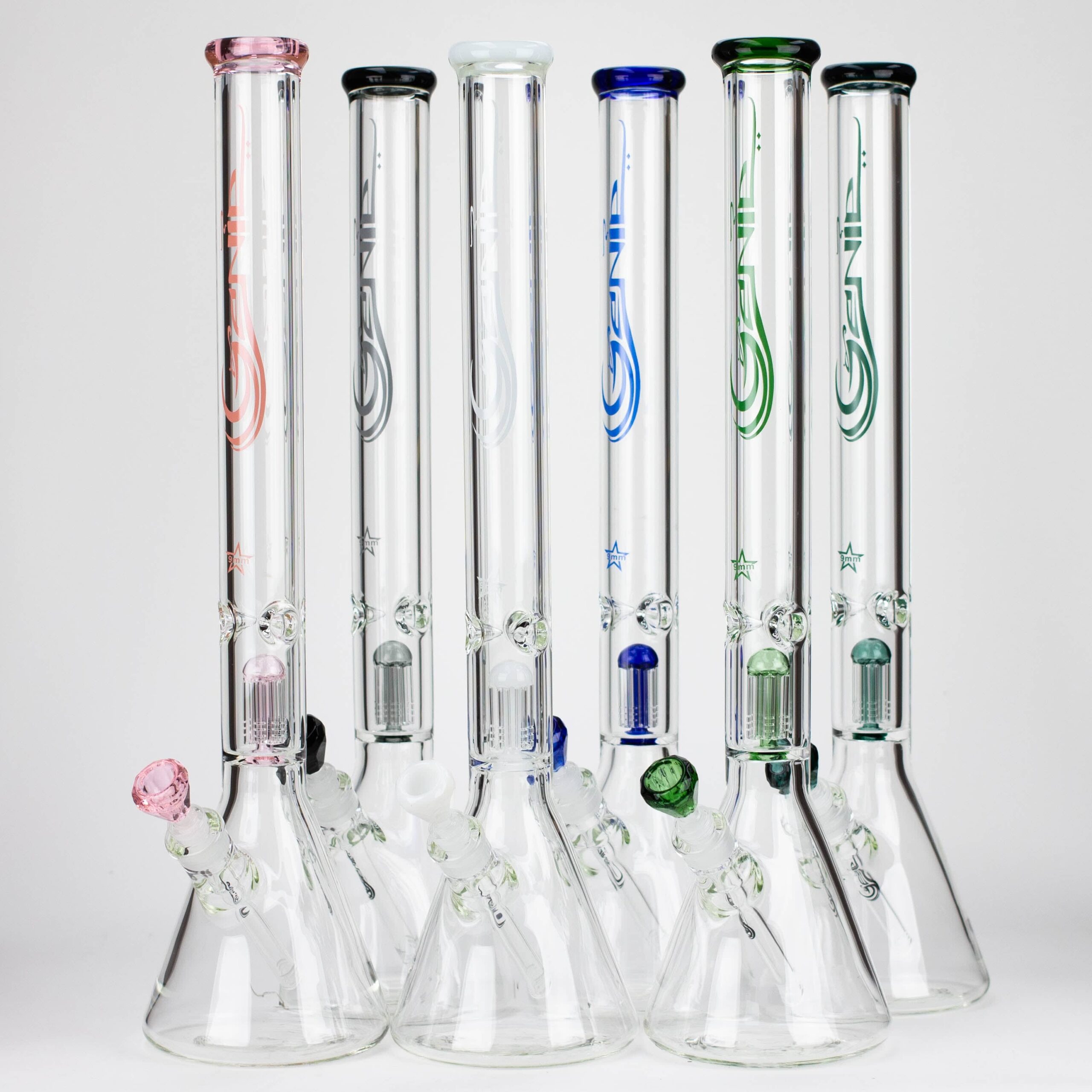 GENIE | Single Percolator Glass Water Bong
