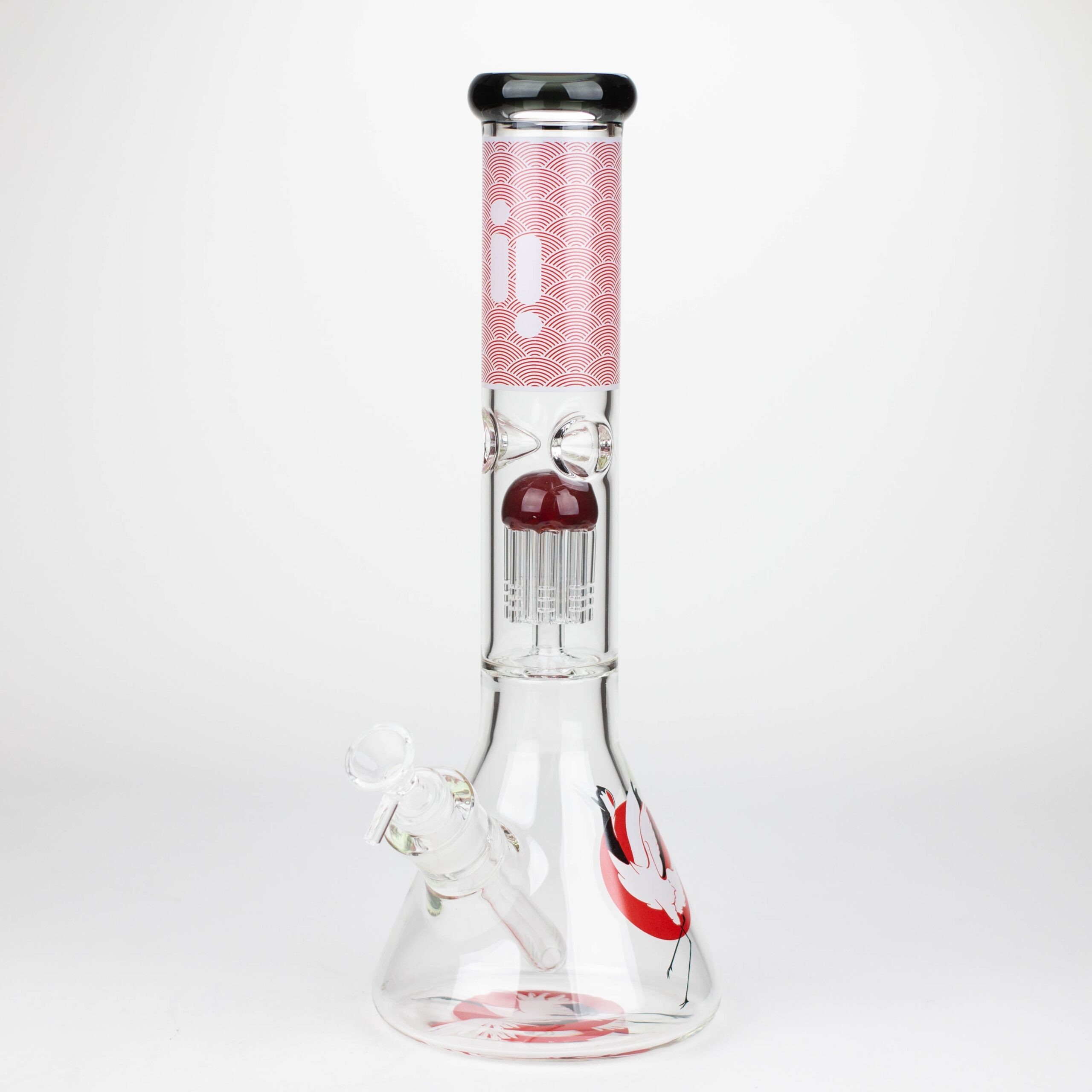 Infyniti | Untamed 14" 7 mm Classic Beaker - Water Bong - Crane