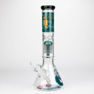 Infyniti | Untamed 14" 7 mm classic beaker water bong - Koi Fish