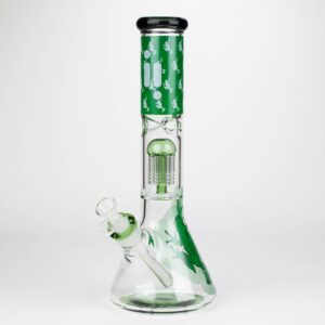 Infyniti | Untamed 14" 7 mm Classic Beaker Water Bong - Green Frog