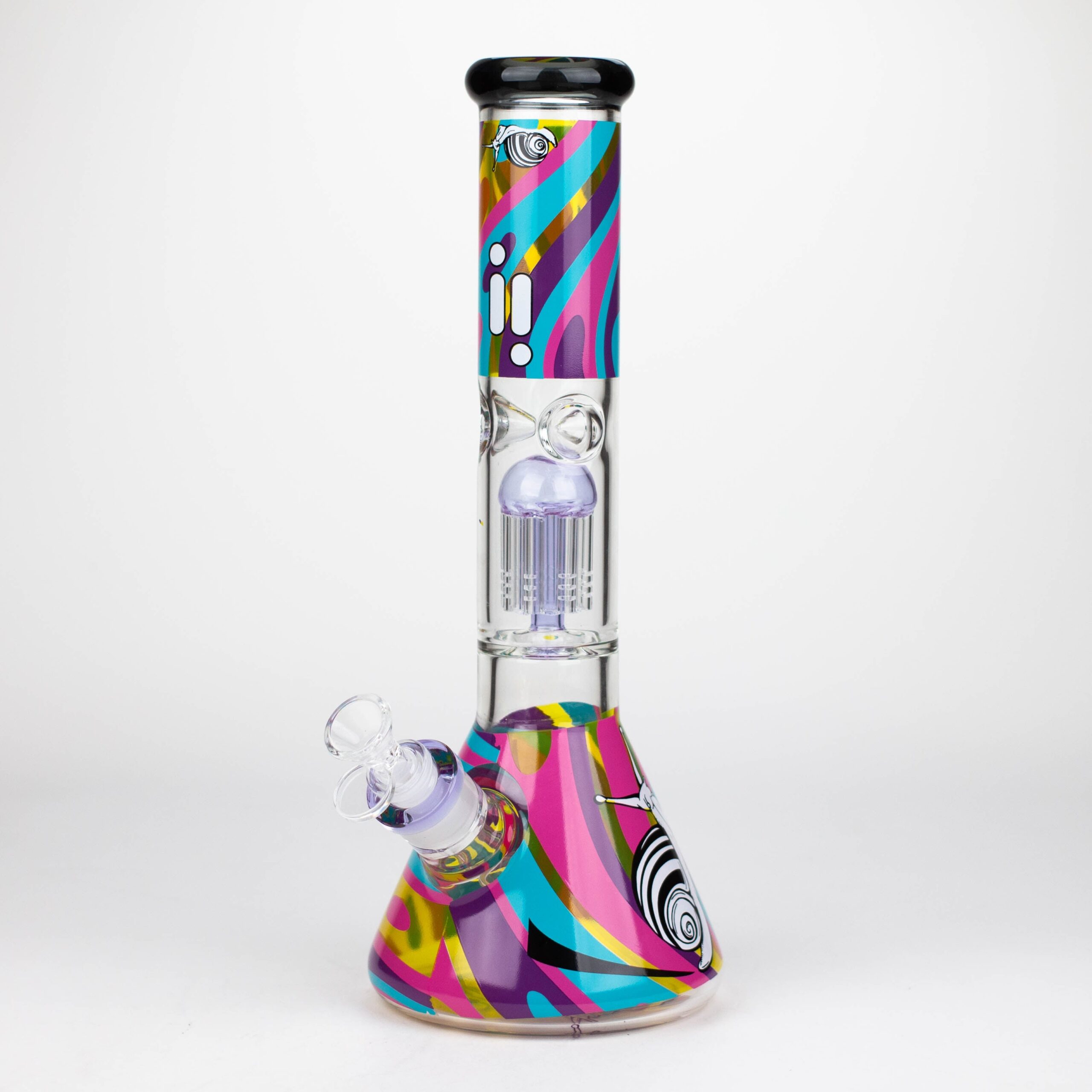 Infyniti | Untamed 14" 7 mm Classic Beaker Water Bong - Snail