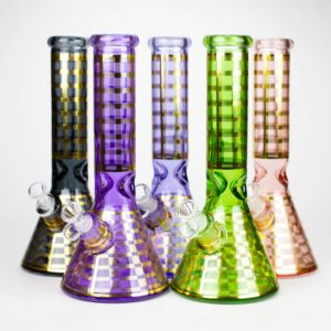 12.5" Soft Glass 7mm Beaker Water Bong