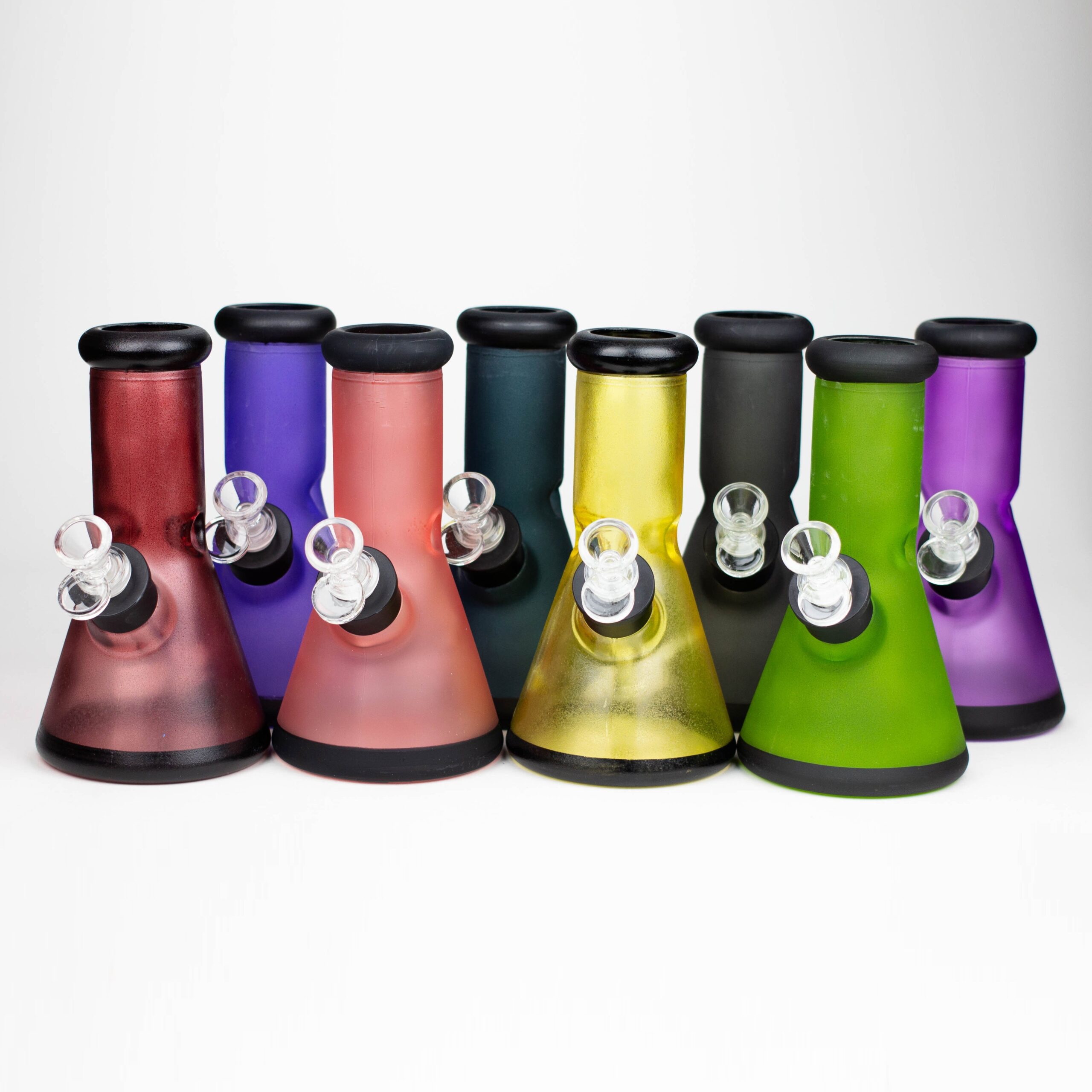 8" Soft glass - 7mm Beaker - Water Bong