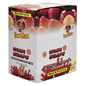 HONEY PUFF | ORGANIC FRUIT FLAVORED HEMP WRAPS - 50 Per Box