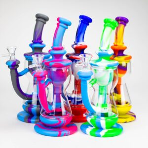 9.8" Silicone Glass Bong