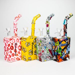 Fortune | 8" Hydrographic Silicone Square Pipe