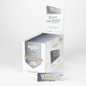 Rizla | Super Thin Silver Single Wide Box of 100