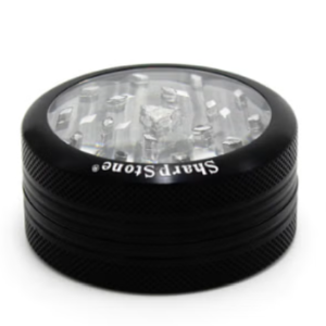 SharpStone® | CLEAR TOP 2 PIECE HERB GRINDER - 2.2"