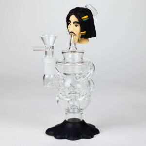 7.6" Marley Functional Glass Water Pipe