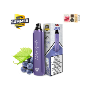 IVG 5000 PUFFS DISPOSABLE VAPE - Grape Ice