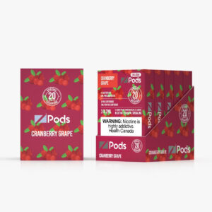 Zpods Stlth Compatible Cranberry Grape - Supreme Nic Blend 20MG with 50MG Throat Hit