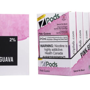 Z pods STLTH Compatible -  Pink Guava - Supreme Nic Blend 20MG with 50MG Throat Hit