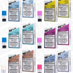 Z pods STLTH Compatible - Fresh Blue Raspberry - Supreme Nic Blend 2% with 50MG Throat Hit
