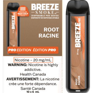 Breeze Pro Disposable Vape - Root - 2000 Puffs - 20 MG