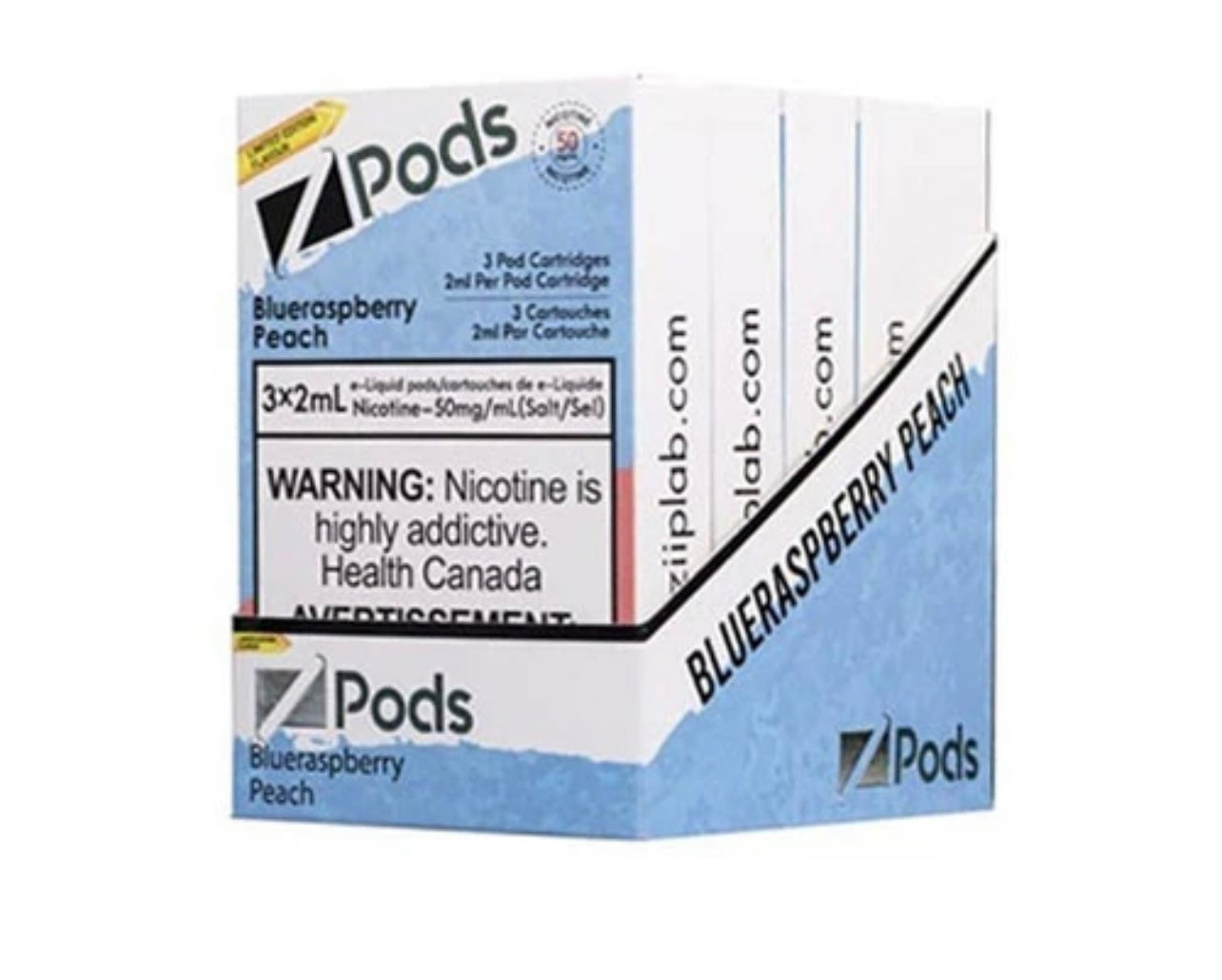 Z pods STLTH Compatible - Blue Raspberry Peach