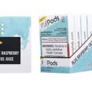 Z pods STLTH Compatible - Blue Raspberry Cactus Juice - Supreme Nic Blend 20MG with 50MG Throat Hit