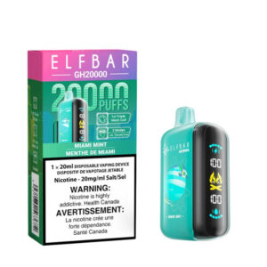 Elf Bar GH20000 Disposable Vape - 20K Puffs - Miami Mint