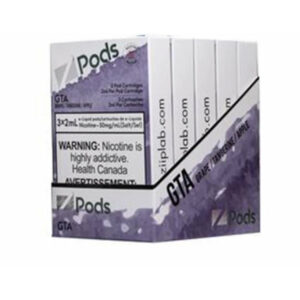 Z pods Stlth Compatible - GTA - Grape Tangerine Apple - Supreme Nic Blend 20MG with 50MG Throat Hit