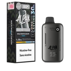 Flavour Beast Alpha 80K Disposable Vape - Wild White Grape Ice  - Nicotine Free