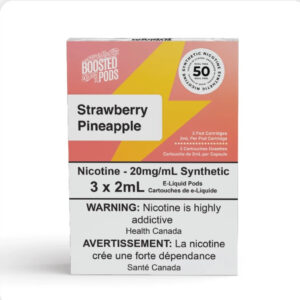 Boosted pods STLTH Compatible - Strawberry Pineapple- 50MG HIT - Synthetic Nicotine