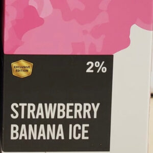 Zpods STLTH Compatible - Strawberry Banana ICE - Supreme Nic Blend 20MG with 50 MG Throat Hit