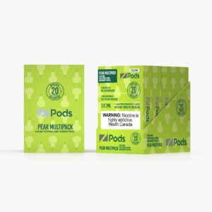 Z pods STLTH Compatible - Pear Multipack - Supreme Nic Blend 20MG with 50MG Throat Hit
