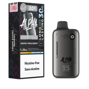 Flavour Beast Alpha 80K Disposable Vape - Trippin Triple Berry - Nicotine Free