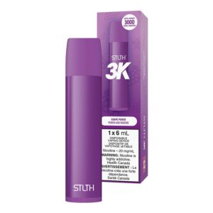 STLTH 3K Disposable Vape - Grape Punch - 3000 Puffs - Grape Punch