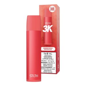 STLTH 3K Disposable Vape - Strawberry Kiwi Ice - 3000 Puffs - Strawberry Kiwi Ice