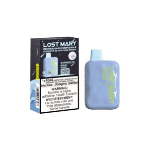 Lost Mary Disposable Vape - Blueberry Ice - 5000 Puffs