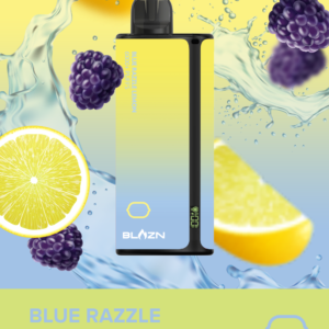 BLAZN DISPOSABLE VAPE - 6000 Puffs - Blue Razzle Lemon