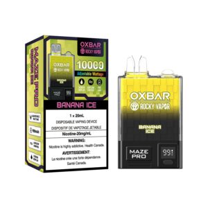 Oxbar Maze Pro - Banana Ice - 10000 Puffs