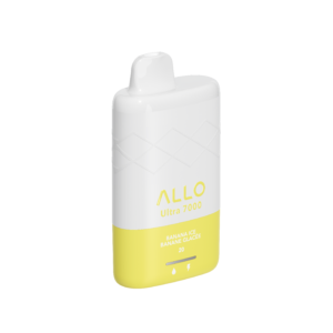 Allo Ultra - 7000 Puffs - Rechargeable Disposable Vape - Banana Ice