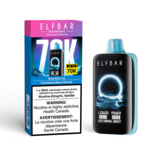Elf Bar MoonNight Disposable Vape - 70K Puffs - Blue Razz Ice