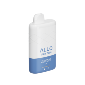 Allo Ultra - 7000 Puffs - Rechargeable Disposable Vape - Blueberry Ice