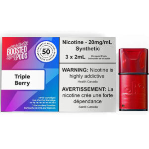 Boosted pods STLTH Compatible  - Triple Berry - 50MG HIT - Synthetic Nicotine