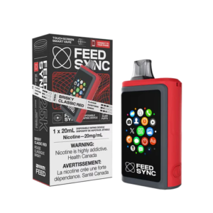Feed Sync Disposable SMART Vape - 25K - Brisky Classic Red
