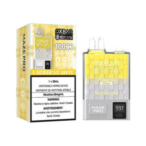 Oxbar Maze Pro - Caribbean White - 10000 Puffs