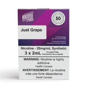 Boosted pods STLTH Compatible - Just Grape  - 50MG HIT - Synthetic Nicotine