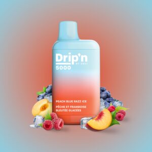 Drip'n by Envi Disposable Vape - Peach Blue Razz Ice - Peach Blue Razz Ice
