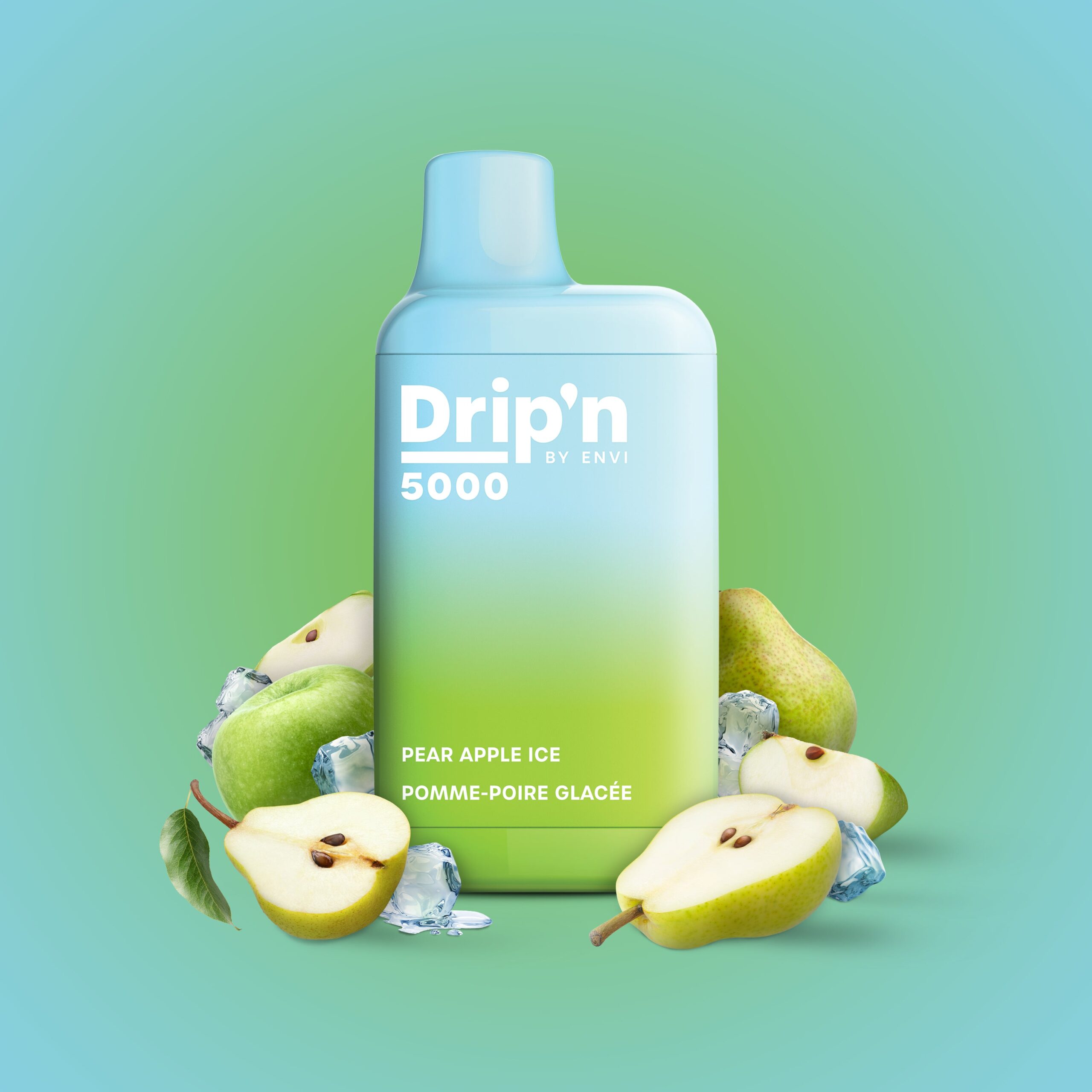 Drip'n by Envi Disposable Vape - Pear Apple Ice - Pear Apple Ice