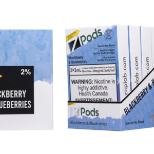 Zpods STLTH Compatible -  Blackberry And Blueberries - Supreme Nic Blend 20MG with 50MG Throat Hit