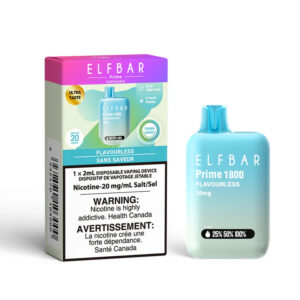 Elf Bar Disposable Vape - 1800 Puffs - Flavourless