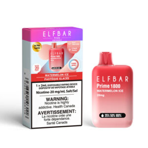 Elf Bar Disposable Vape - 1800 Puffs - Watermelon Ice